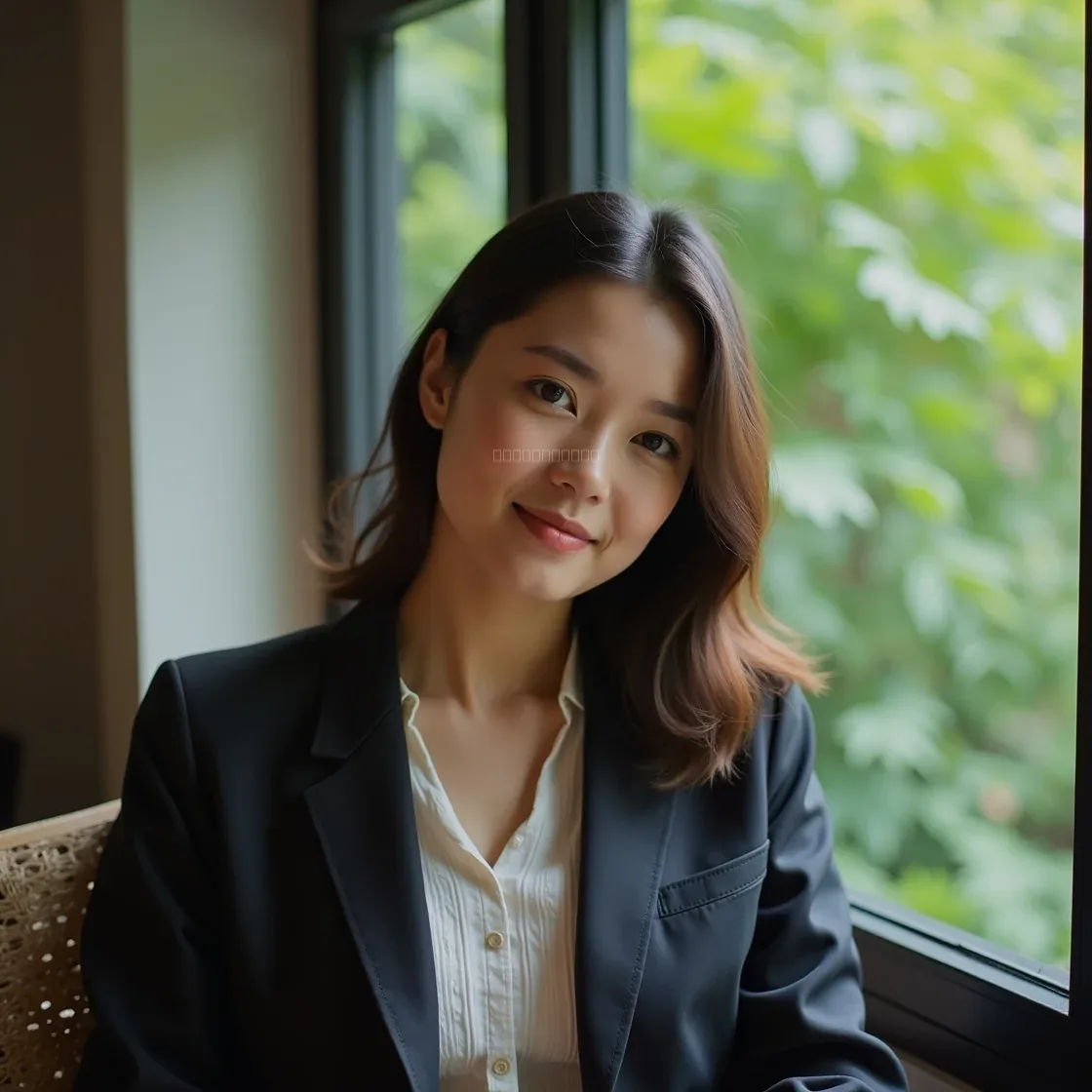 Portrait of office manager at coriomo